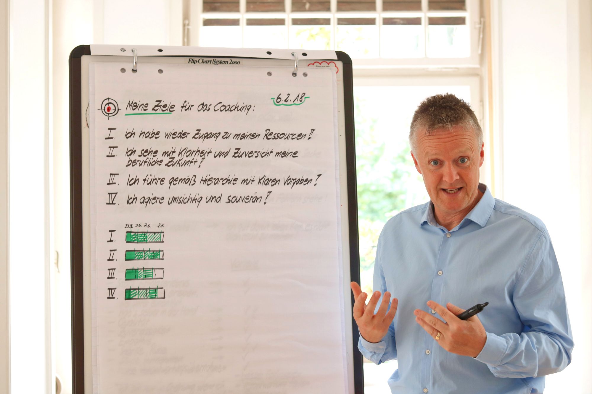 Dietmar Jakobi hält einen Vortrag